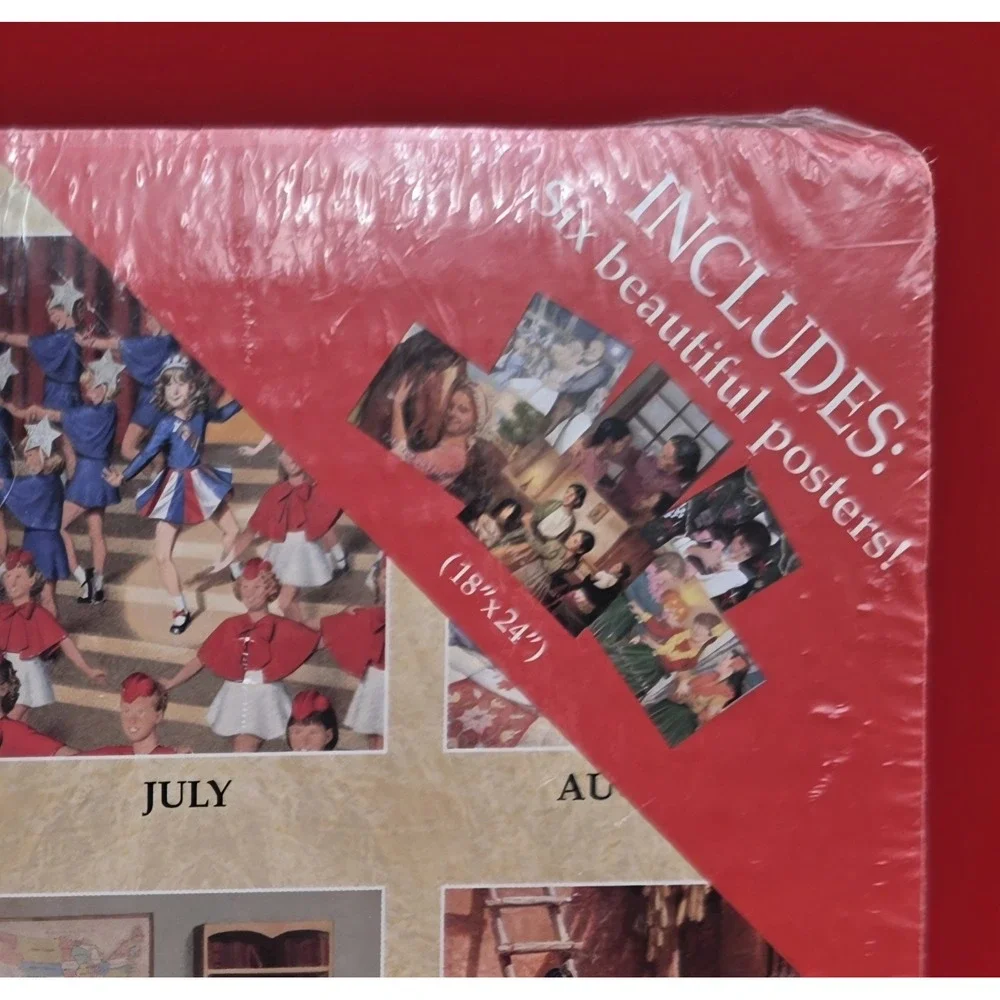 SEALED 1998 American Girl Calendar Felicity w/ 6 Posters Stickers Cards NEW HTF
